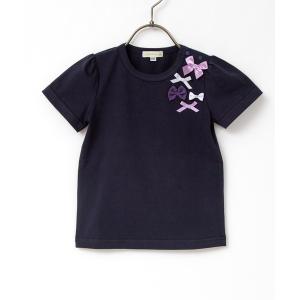tシャツ Tシャツ キッズ UVcut リボンパレードトップス(半袖)(80-100cm)