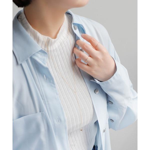 ネックレス サークルチャームY字ネックレス レディース