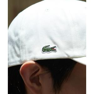 帽子 キャップ 「LACOSTE」ラコステクロコダイルアイコンローキャップ Side Crocodile CAP