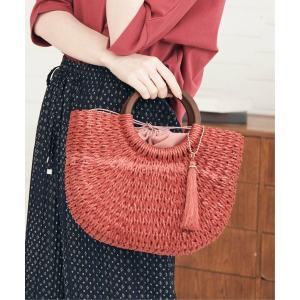 バッグ カゴバッグ 雑材アンモナイトマルテバッグ レディース