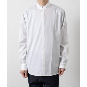 シャツ ブラウス メンズ CUT OFF PLEATED SHIRTS｜zozo