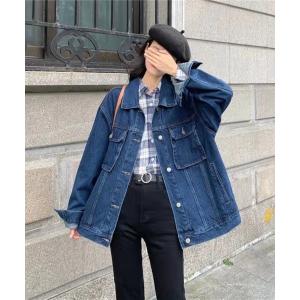 デニムジャケット gジャン オーバーサイズデニムジャケット「YC」 レディース