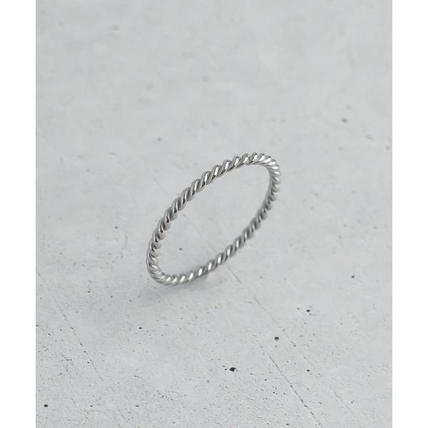 アレルギー対応 指輪 リング 金属アレルギー対応「ieLS」ステンレス　twist リング メンズ ...