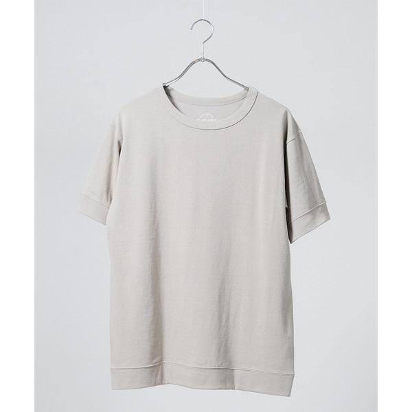 tシャツ 和紙×綿天竺クルーネックプルオーバー メンズ