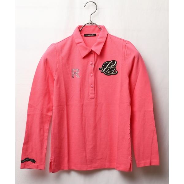 ポロシャツ ポロ 「km」「rienda suelta」BASICエンブレムR L/Sポロシャツ 　...