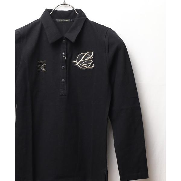 ポロシャツ ポロ 「rienda suelta」BASICエンブレムR L/Sポロシャツ 　ゴルフウ...