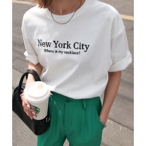 tシャツ Tシャツ アソート刺繍ロゴTシャツ/コットン100％