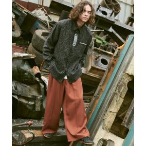 シャツ ブラウス Tweed retro shirts/ツィードレトロシャツ