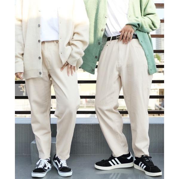 ジーンズ テーパードデニムバルーンパンツ メンズ レディース