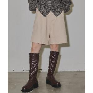 パンツ チノパン コットンベーシックハーフパンツ レディース