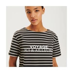 tシャツ Tシャツ レディース 吸水速乾 ボートネック ボーダー半袖Tシャツ（VOYAGE）｜ZOZOTOWN Yahoo!店