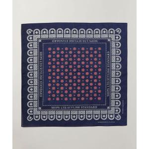 スカーフ バンダナ SHIPS: インディゴ スタンダード バンダナ