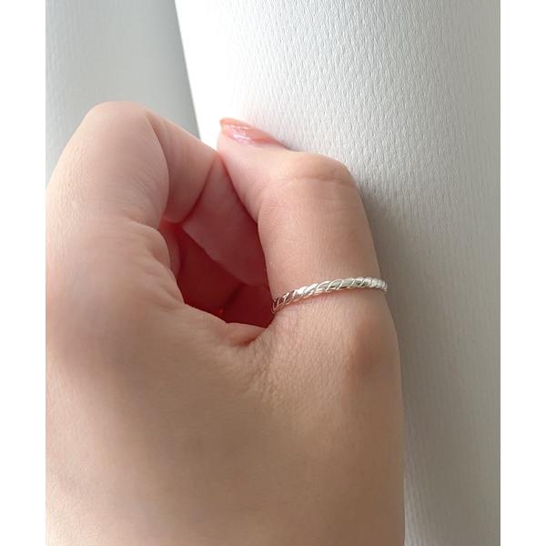 指輪 リング THEATER シアター ロープシェーブスリムシルバーリング レディース メンズ