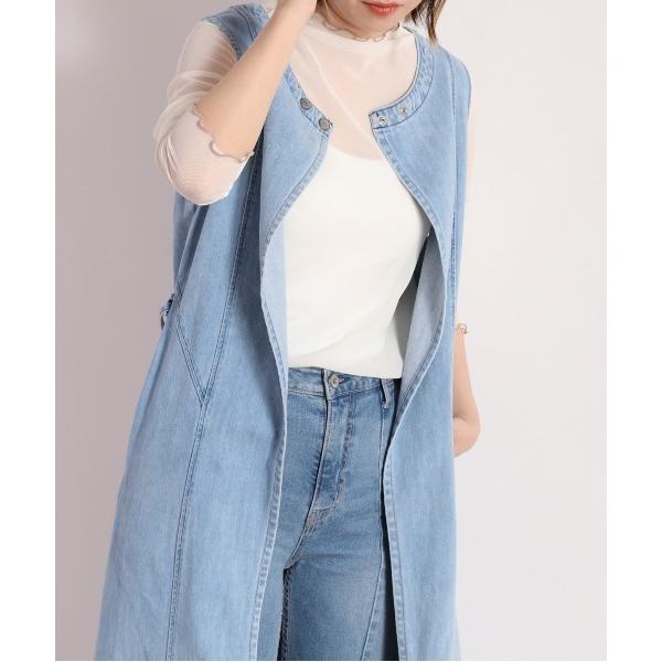 tシャツ シアーメッシュトリムインナー レディース