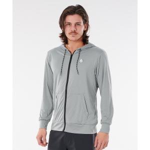 ラッシュガード 「RIPCURL（リップカール）」メンズラッシュガード/水陸両用UPF50＋ジップアップラッシュガードパーカー(水着) メンズ レディ