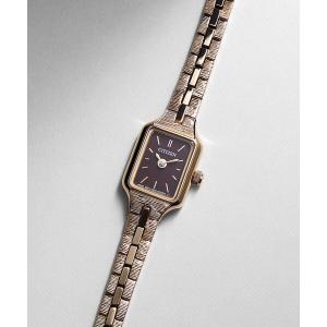 腕時計 RG Kii：別注モデルスクエア ウォッチ（ブラウン） レディース