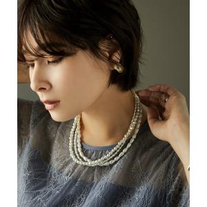 Jines（ジネス） ネックレス マグネットパールネックレス 38cm