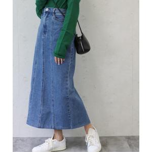 DOUBLE NAME（ダブルネーム） ロング スカート リメイク風パッチワーク