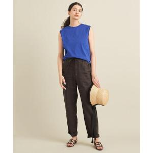 パンツ 【WEB限定】フレンチリネン キャンバスイージーパンツ 2 -ウォッシャブル-