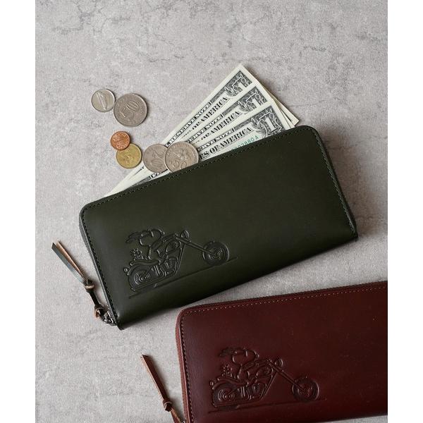 財布 「PEANUTS / SNOOPY」ピーナッツ PEANUTS rider ラウンド長財布 R...