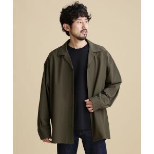 メンズ シャツ ブラウス LB.04/ストレッチワイドオープンカラーシャツ 長袖