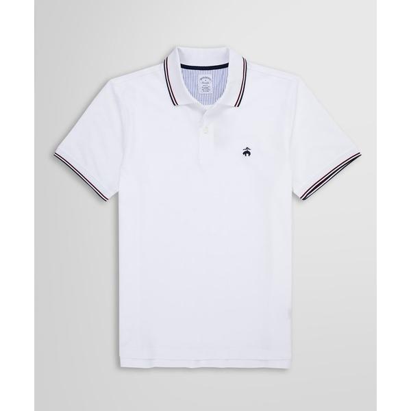 ポロシャツ GF スーピマコットン ストレッチピケ ティップド ポロシャツ Slim Fit メンズ