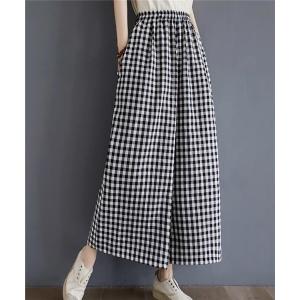 パンツ ギンガムチェックスカーチョ レディースの商品画像