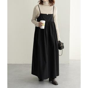 ワンピース 「WEB限定」ギャザーキャミワンピース レディース