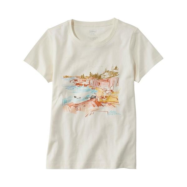 tシャツ エル・エル・ビーン・グラフィック・ティ、半袖　ジェス・フランク・アートワーク ジャパン・フ...