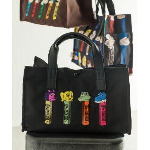 トートバッグ バッグ ”PEZ(ペッツ)×ear” 刺繍横長トートバッグ
