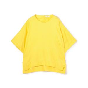BACCA（バッカ） ブラウス シャツ ウォッシャーシルク スタンドカラー