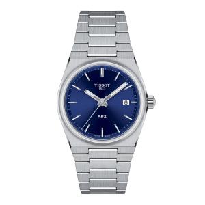 腕時計 メンズ 「ティソ」 TISSOT PRX ピーアールエックス 35mm ブルー文字盤 ブレスレット