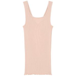 SILK BLEND RIB タンクトップ