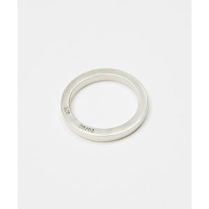 指輪 メンズ 「20/80」トゥエンティーエイティー/STERLING SILVER SQUARE RING 3mm WIDTH｜ZOZOTOWN Yahoo!店