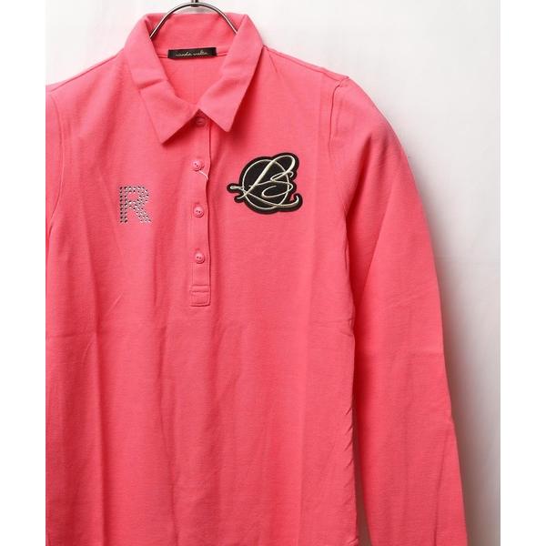 ポロシャツ ポロ 「rienda suelta」BASICエンブレムR L/Sポロシャツ 　ゴルフウ...