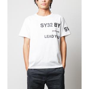 tシャツ Tシャツ メンズ SY32 by SWEET YEARS”AROUND LOGO TEE｜ZOZOTOWN Yahoo!店