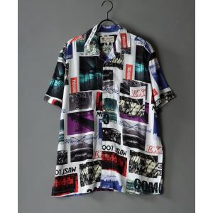 メンズ シャツ ブラウス Silky Drape Open Collar Street Aloha Shirt/シルキードレープ オープンカラー スト