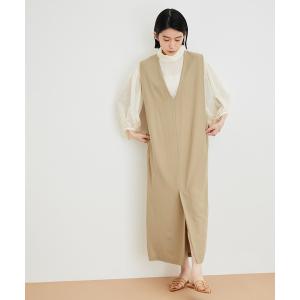 ワンピース ジャンパースカート 【WEB限定】2WAYジャンパースカートコンビブラウス