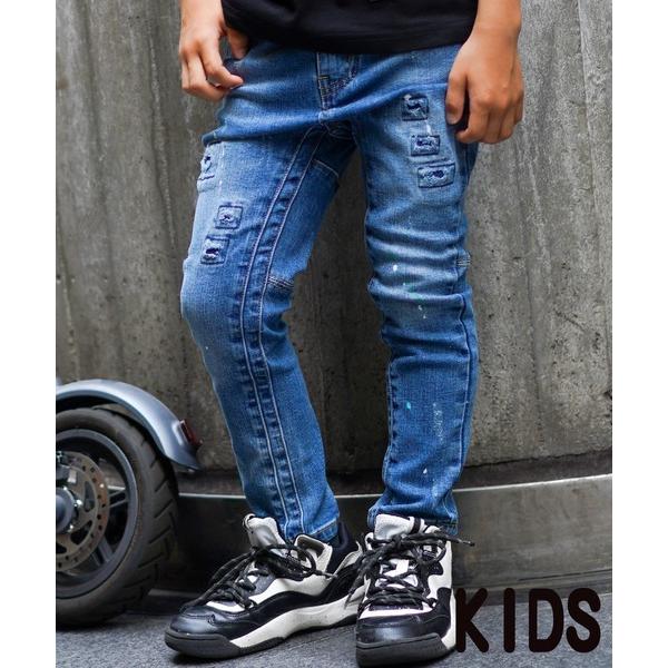 パンツ キッズP.D.Rデニムロングパンツ キッズ 子供服 男の子 女の子
