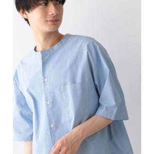 シャツ ブラウス ライトOXノーカラーBIGシャツ/276098