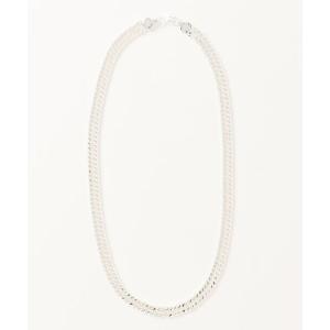 メンズ ネックレス 「 STYLE NUMBER / スタイルナンバー 」 SILVER ワイド チェーン ネックレス - 59cm｜zozo