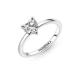 PANDORA（パンドラ） ピアス ダブル ハート スパークリング スタッド