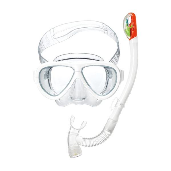 AQA/エーキューエー キッズ シュノーケルセット アネモUVBK＆ビキシーDSP KZ-9102