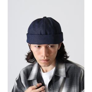 【美品】BETON CIRE　フィッシャーマンキャップ　ネイビー　フリーサイズ BETON CIRE（ベトンシレ） MIKI WASHED ミキウォッシュド 帽子