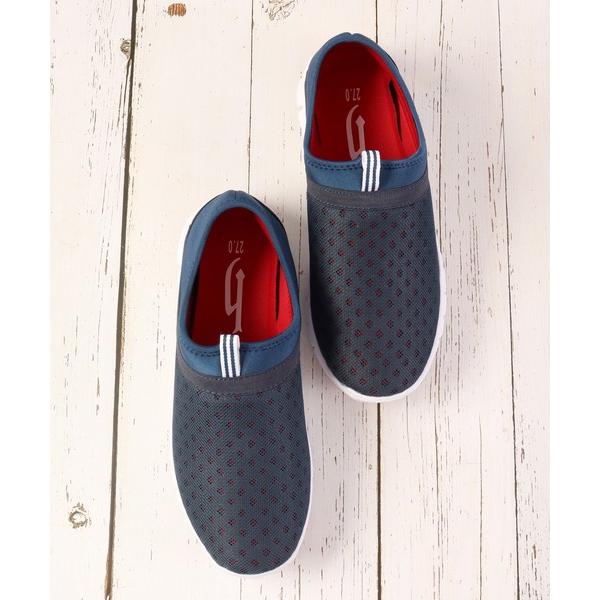 スリッポン DJ honda 涼快メッシュスリッポン メンズ