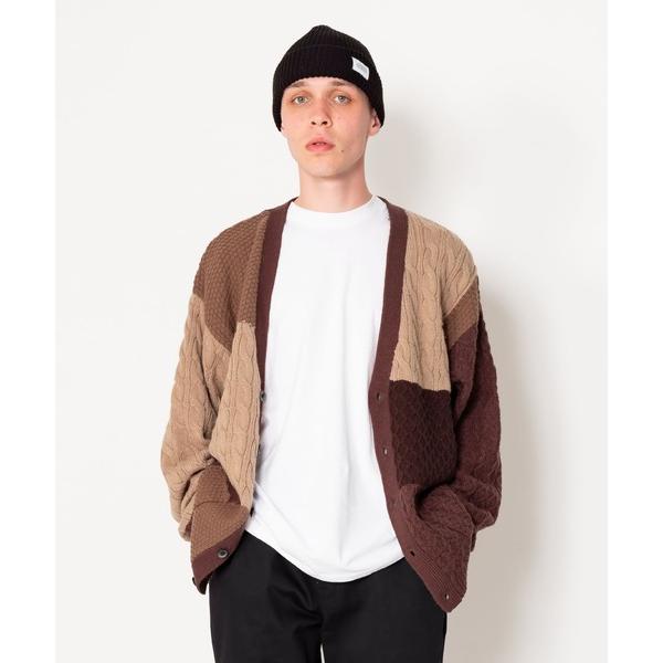 カーディガン PATCHWORK CARDIGAN ”GODARD メンズ レディース