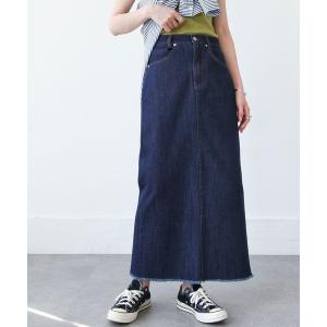 tageechita デニムスカート 「tageechita」ユーズドウォッシュ Iライン