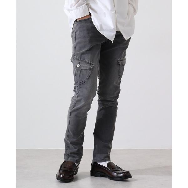 カーゴパンツ ストレッチカーゴパンツ デニム ツイル EXPECTATION メンズ レディース