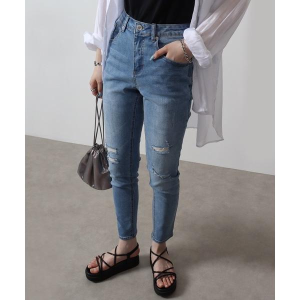 ジーンズ デニム デニムパンツ ダメージ加工 ストレッチデニムパンツ Marchons Avant ...