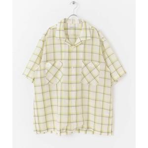 シャツ ブラウス メンズ WORK NOT WORK　Open Collar Checked Shirts｜zozo